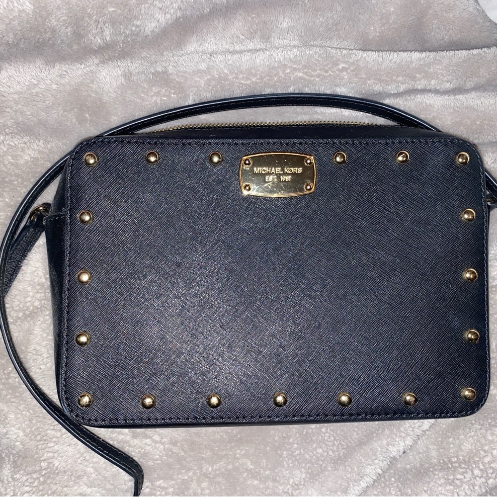 Michael Kors Studded Jet Set Crossbody